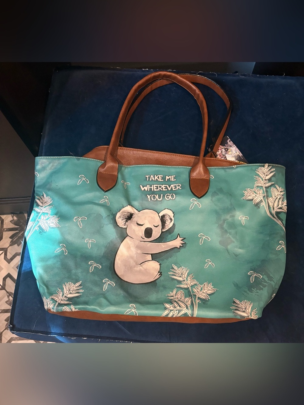 DOGO "Koala Hug" Vegan Leather
Weekender Tote Bag NWT
